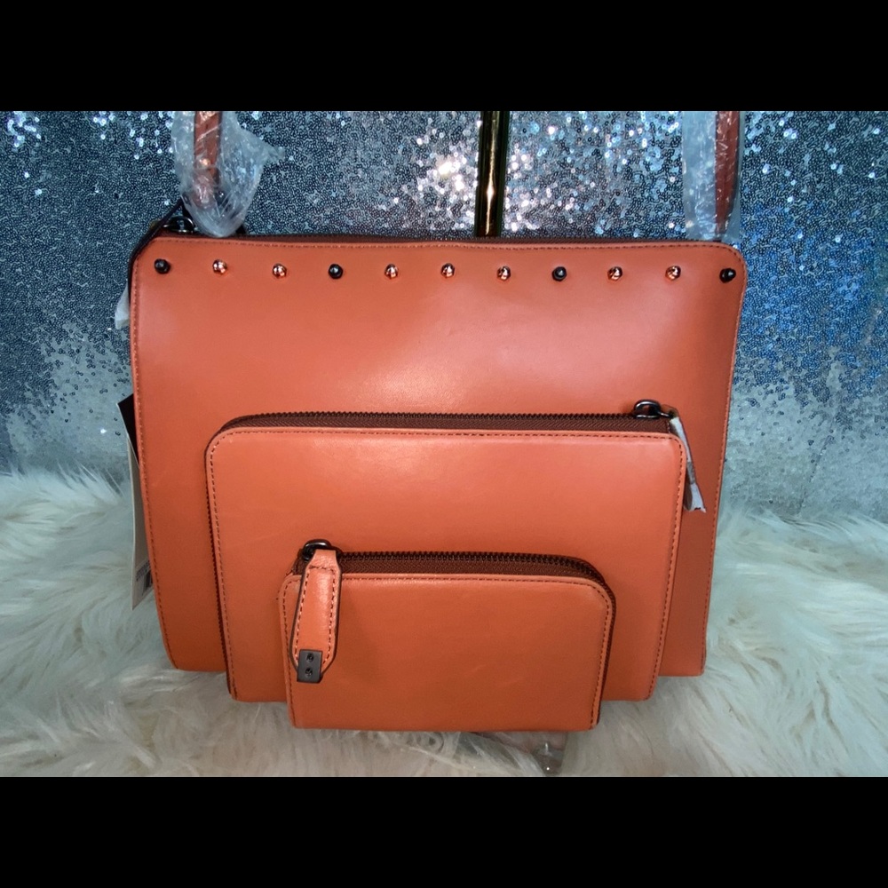 Kooba Mandi crossbody salmon $395 ipad